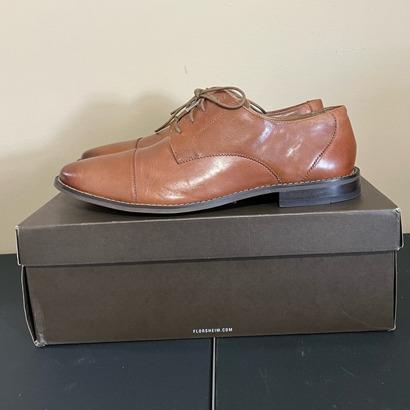 Florsheim Mens Oxford Dress Shoes Size 10 3E - Picture 1 of 8